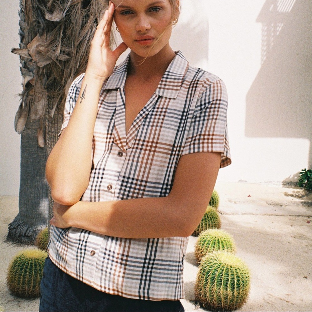 RVCA | London Plaid Button-Up Shirt